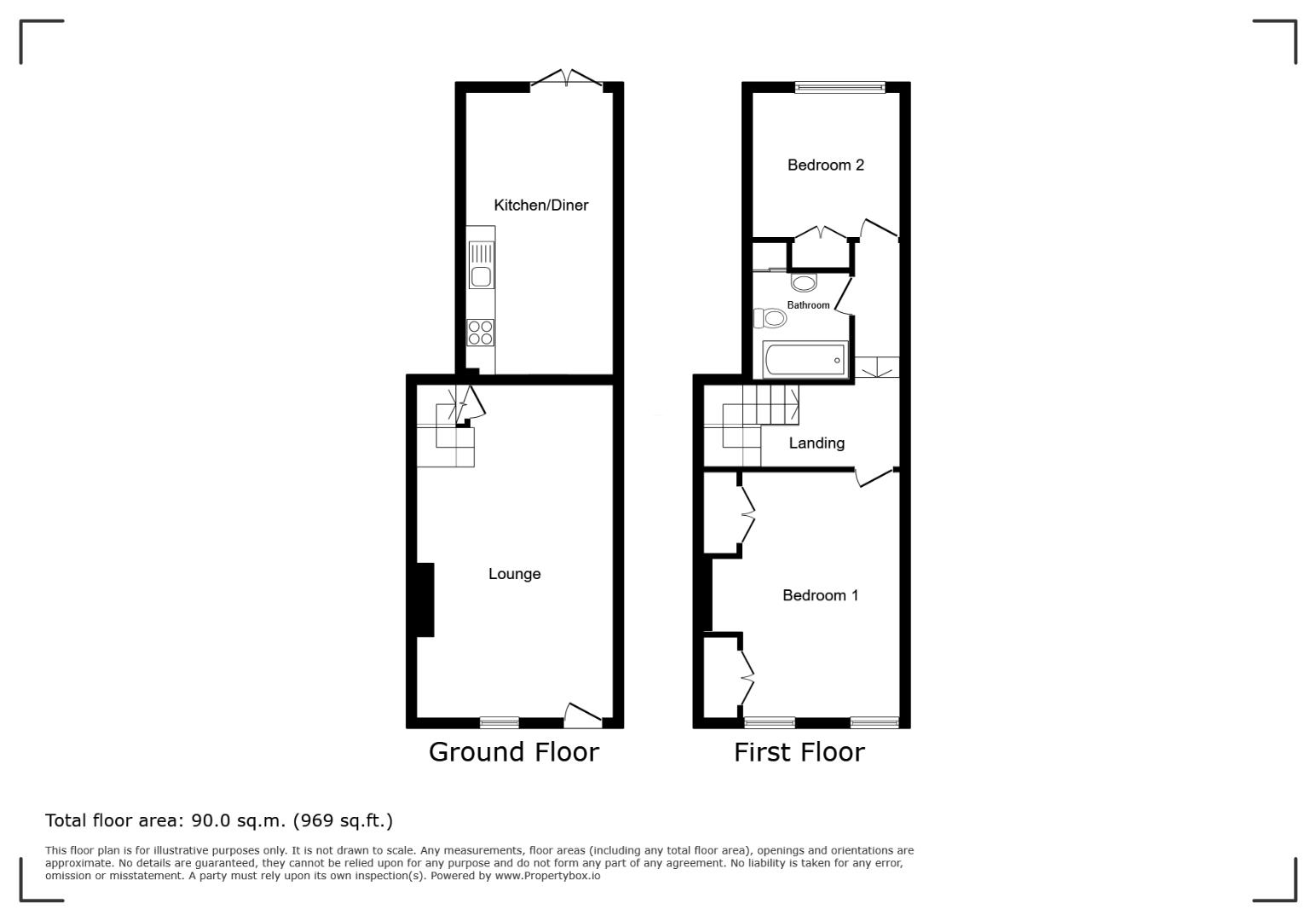 56, Main Street, Thetford floorplan