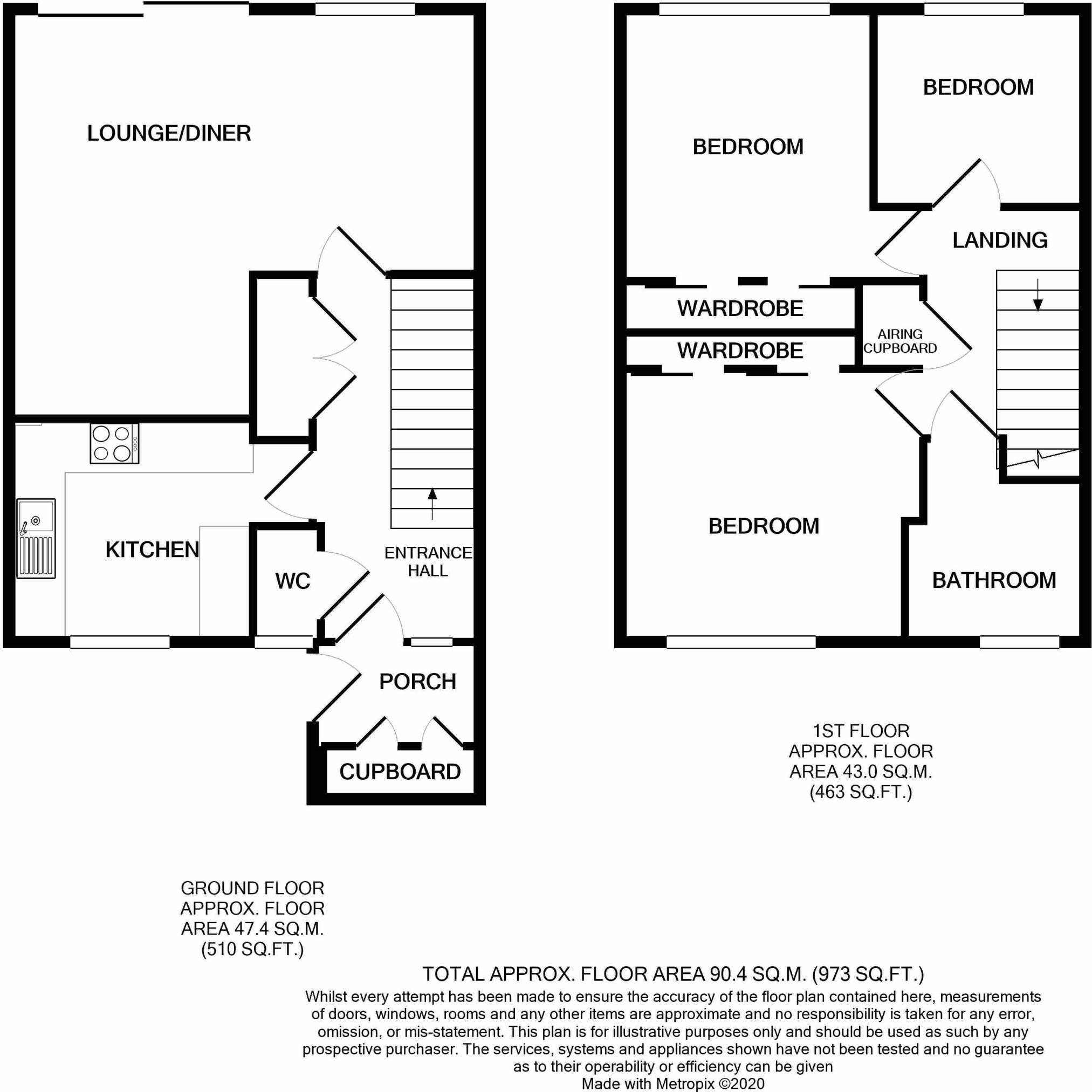 72, Hastings Road, Bedford floorplan