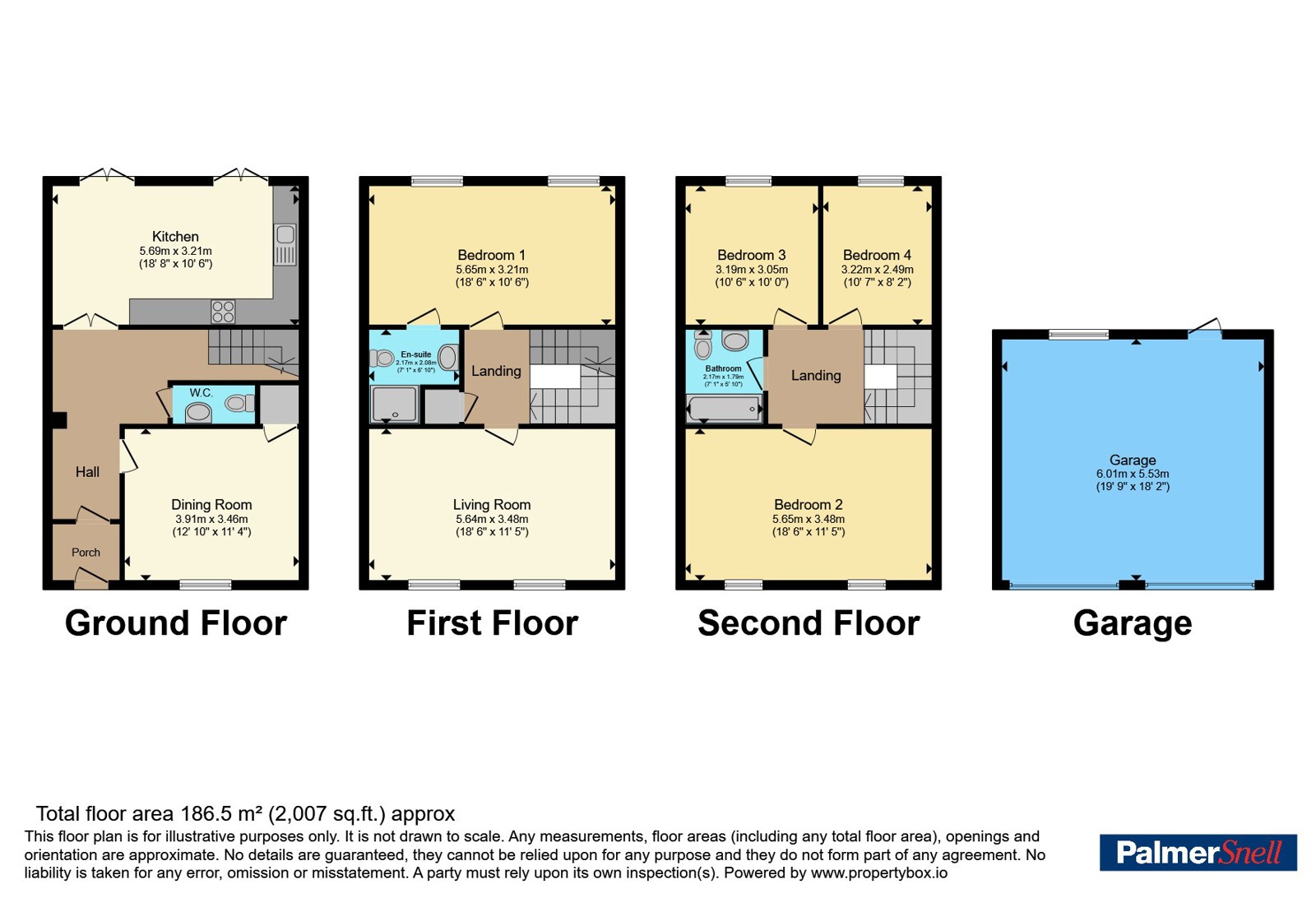174, Bridport Road, Dorchester floorplan