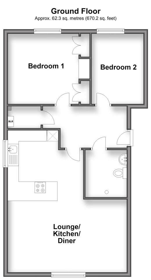 Hunters Forstal Road, Herne Bay floorplan