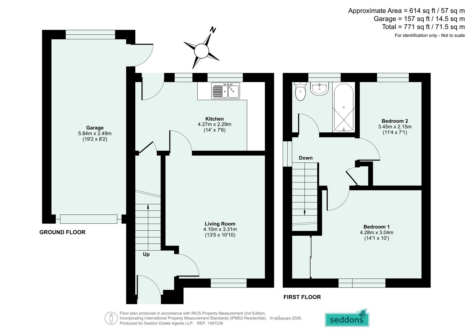 12, Heather Close, Tiverton floorplan