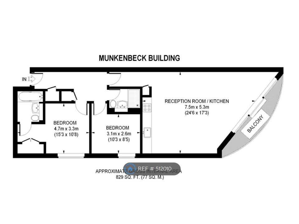 2 Bedrooms Flat to rent in Munkenbeck Building, London W2