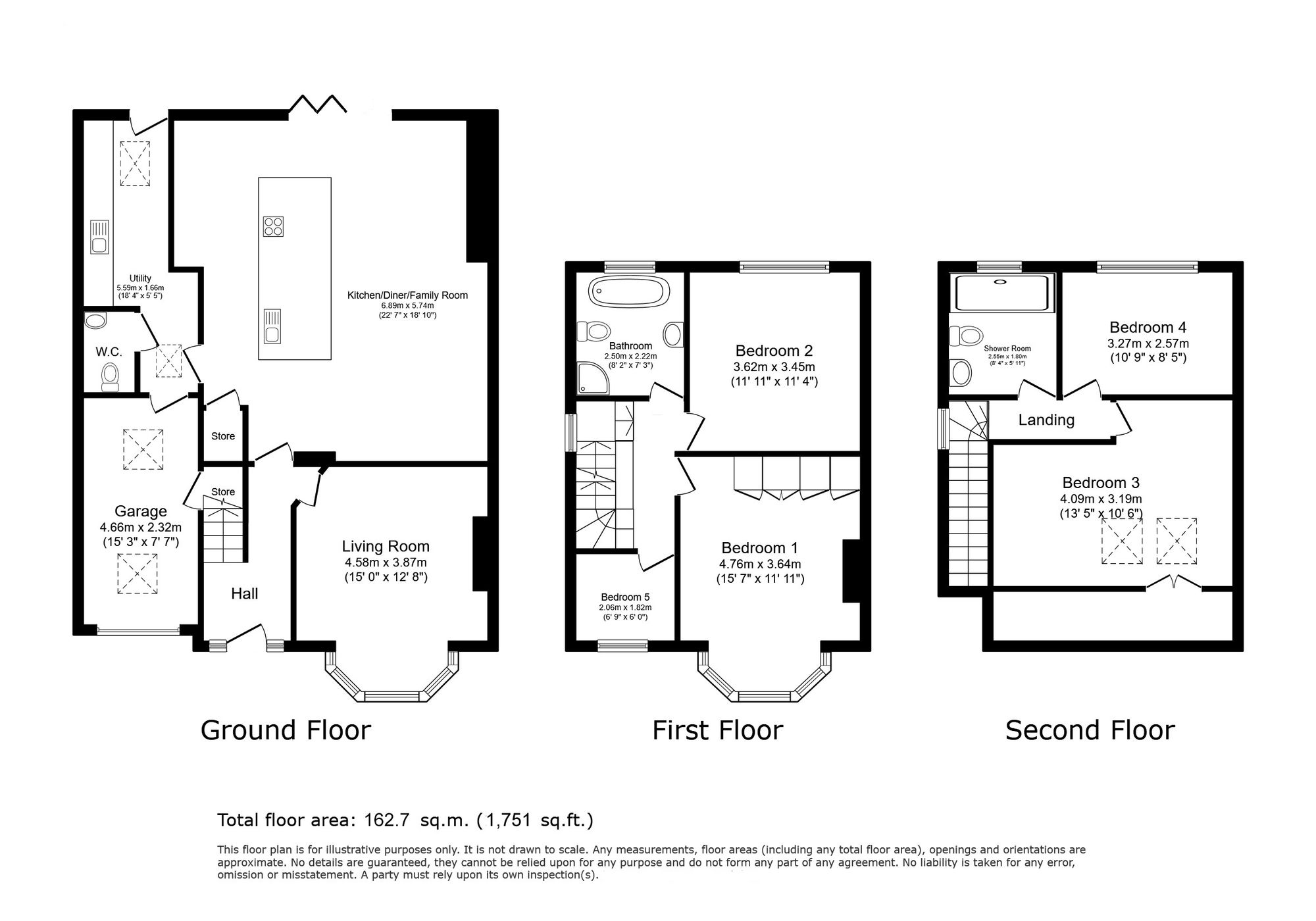 11 Woodbourne Avenue, Leeds floorplan