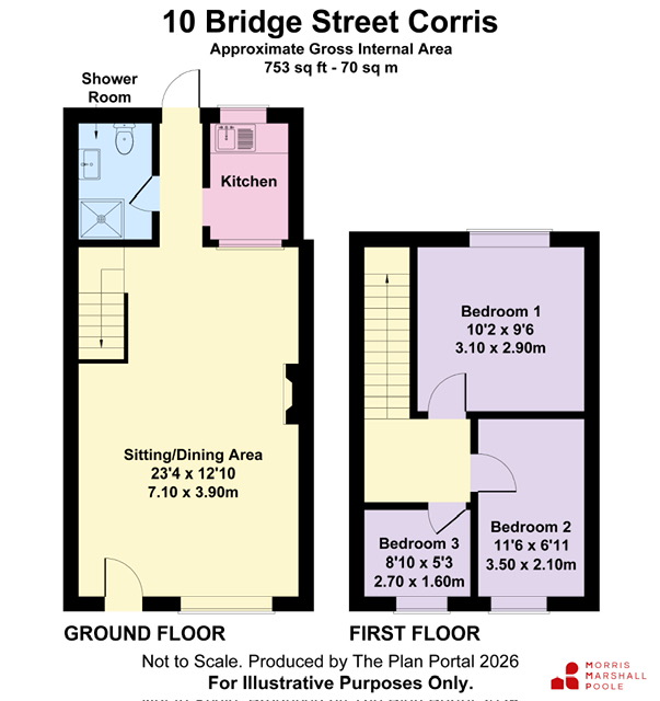 10, Bridge Street, Machynlleth floorplan
