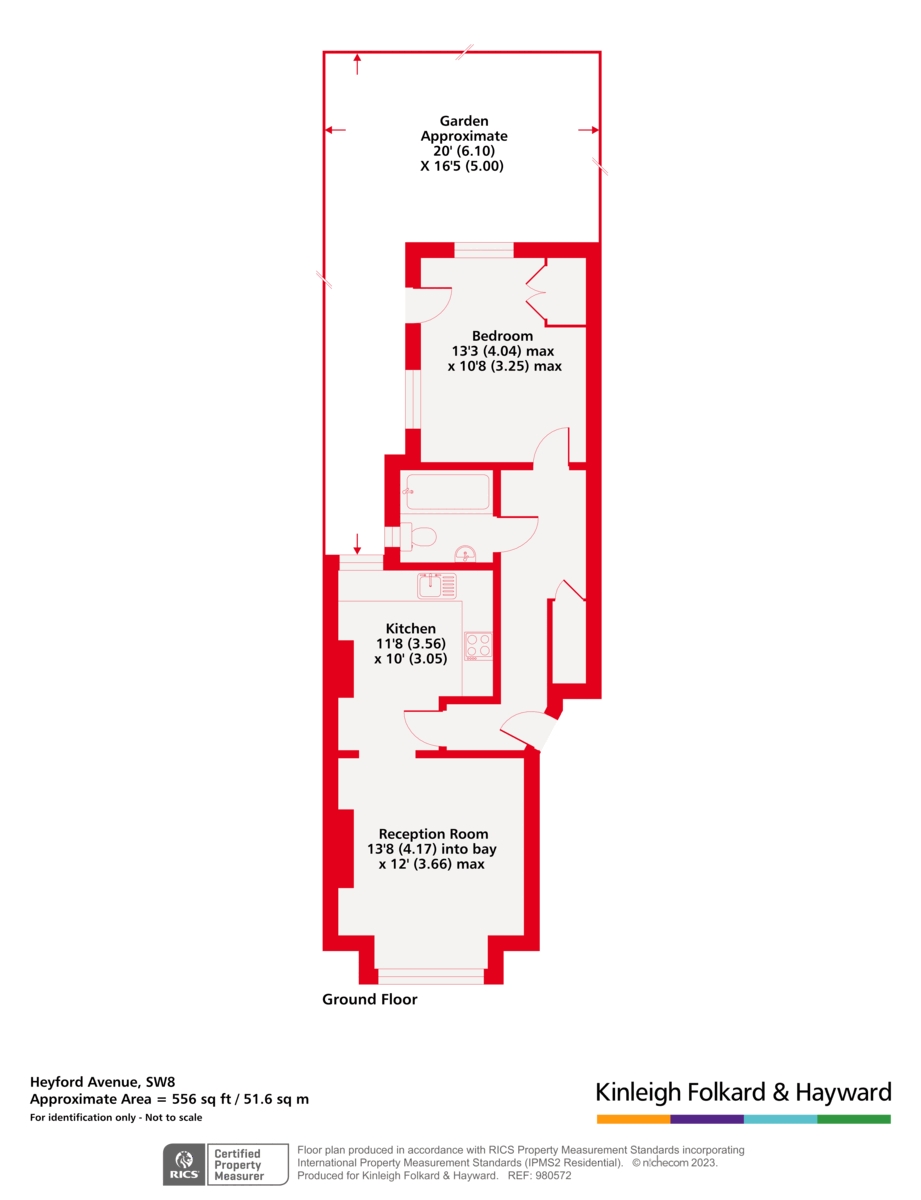 Heyford Avenue, Vauxhall, London, SW8 floorplan
