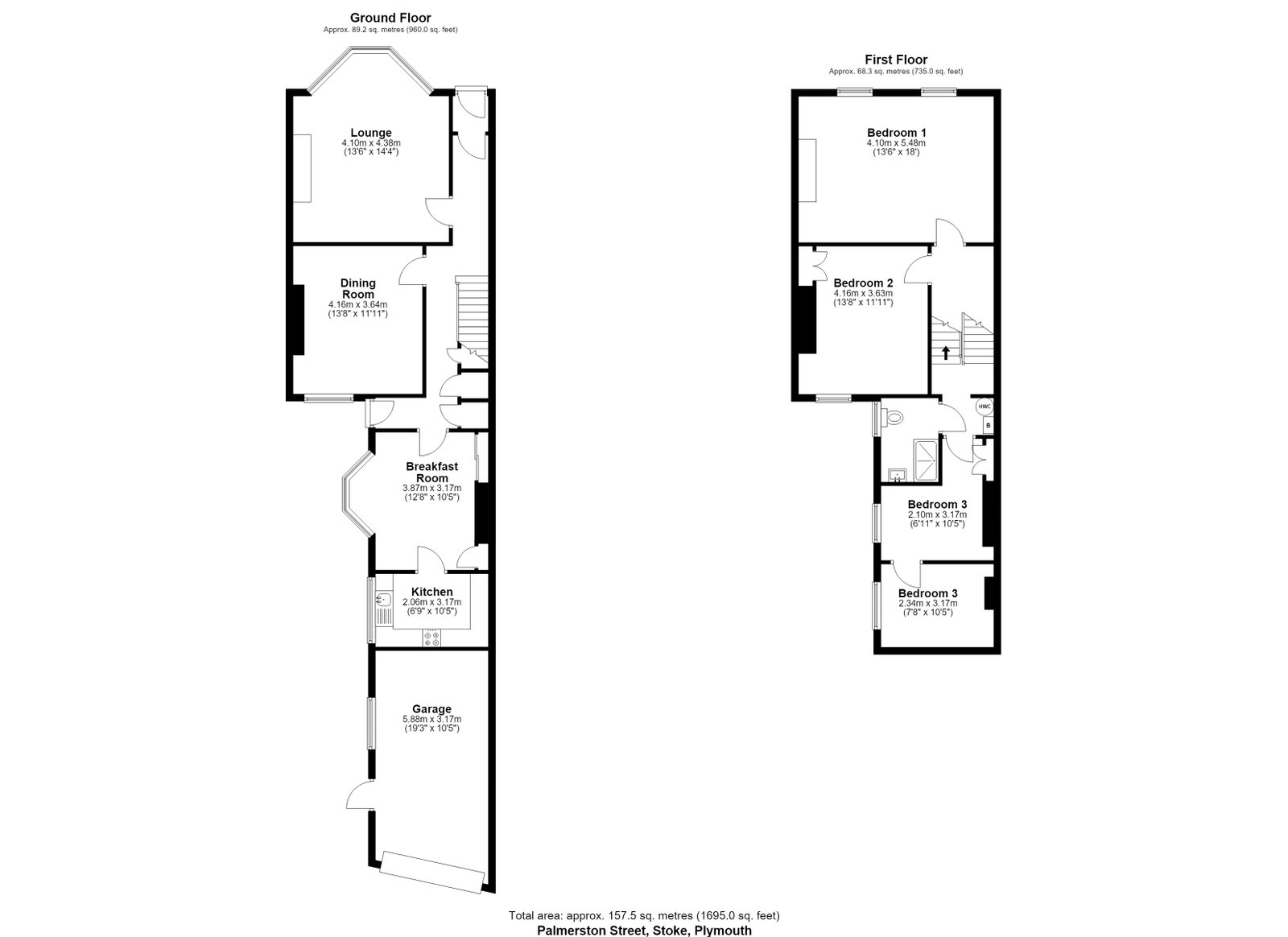 30, Palmerston Street, Plymouth floorplan