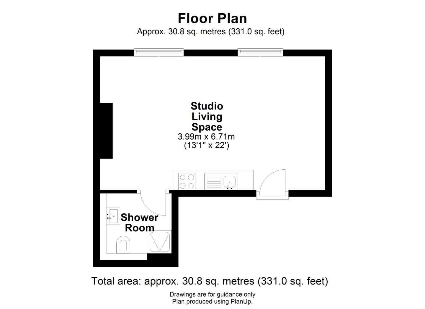 Flat 5, Grafton House, 64 Maids Causeway, Cambridge floorplan