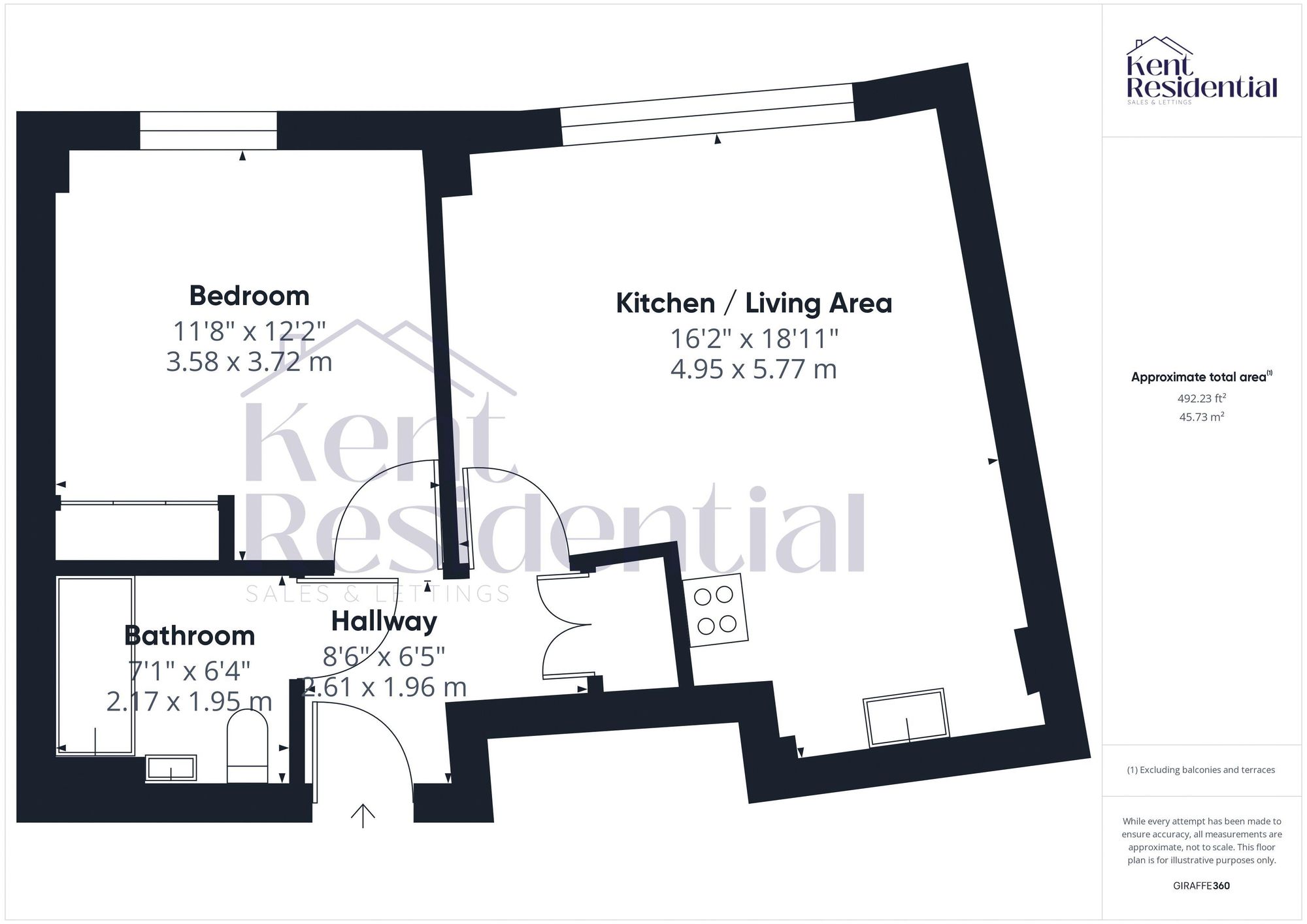 Apt 7, Sandling Park, Maidstone floorplan