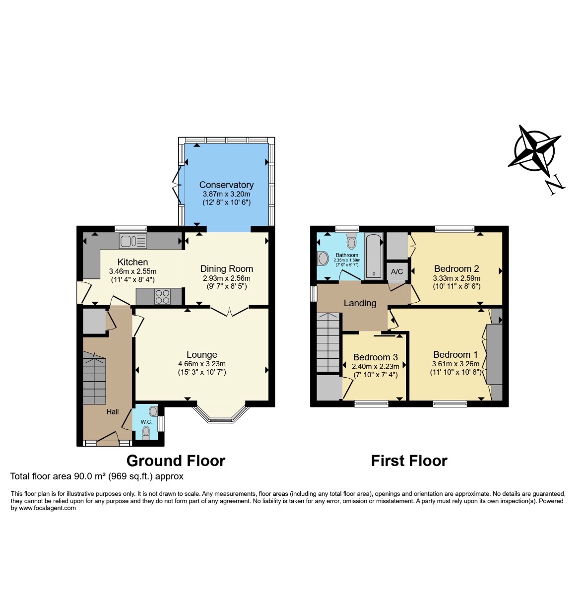 6, Ascot Drive, Peterborough floorplan