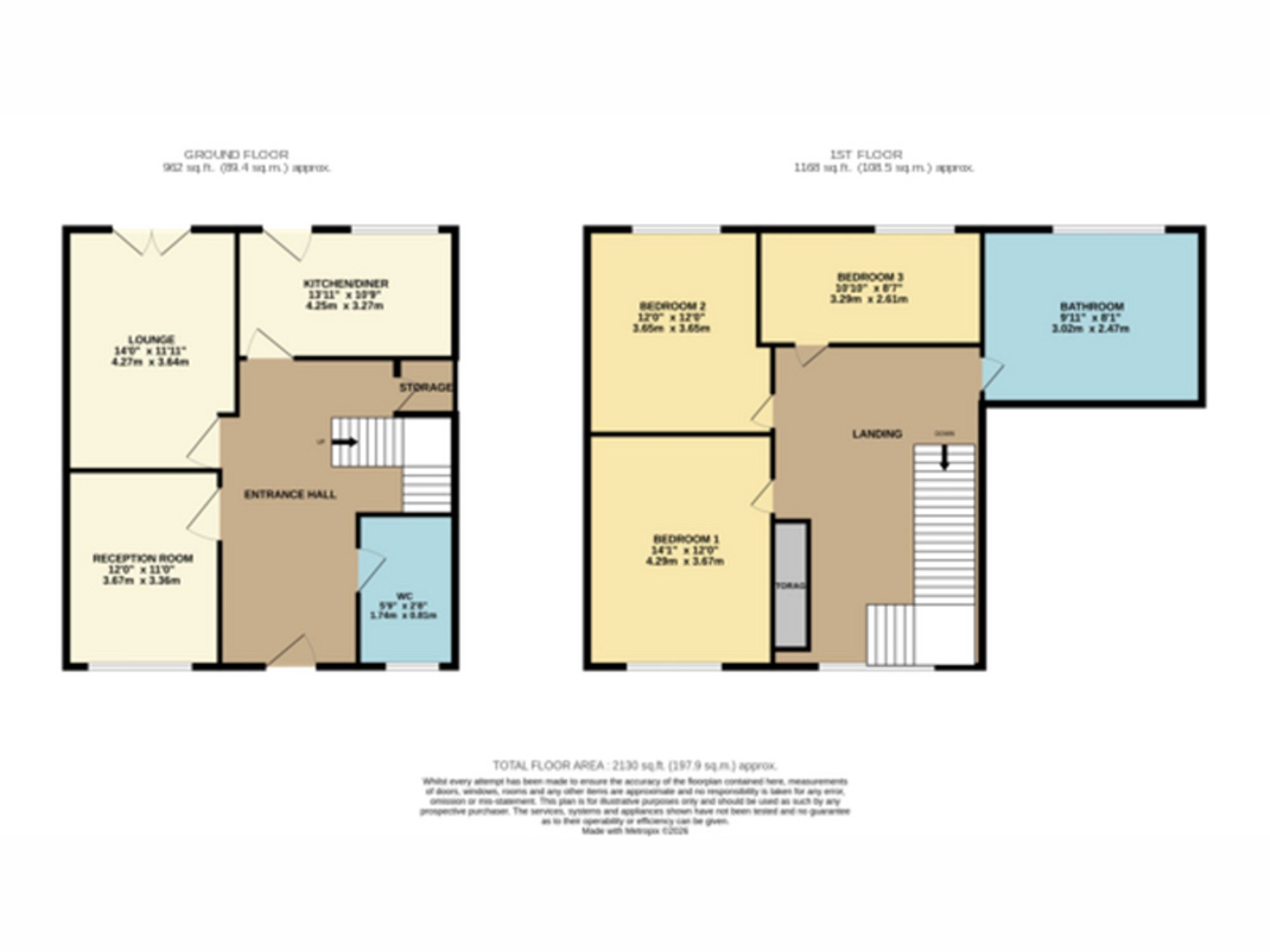 5 Birkland Avenue, Mansfield floorplan