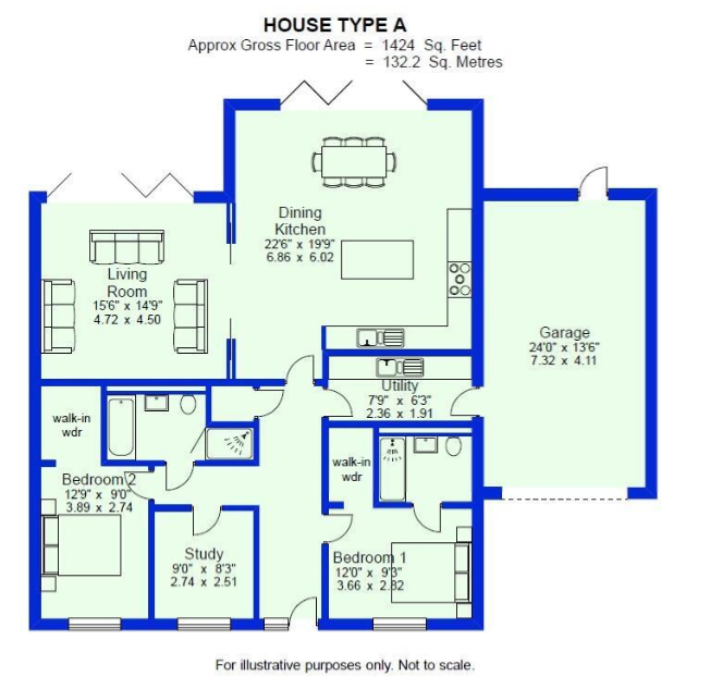 Thistle Oaks, Tollerton floorplan