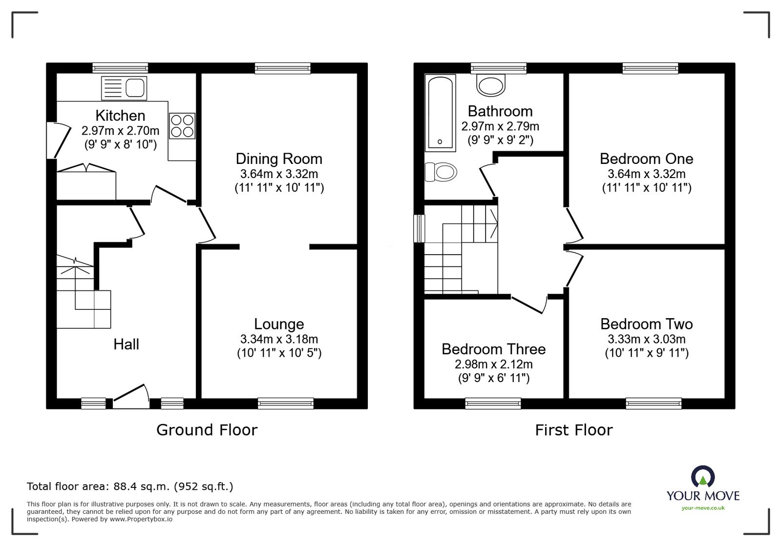 61, Westland Avenue, Bolton floorplan