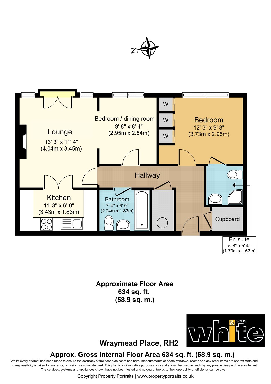 1 Bedrooms Flat for sale in Wraymead Place, Wray Park Road, Reigate, Surrey RH2