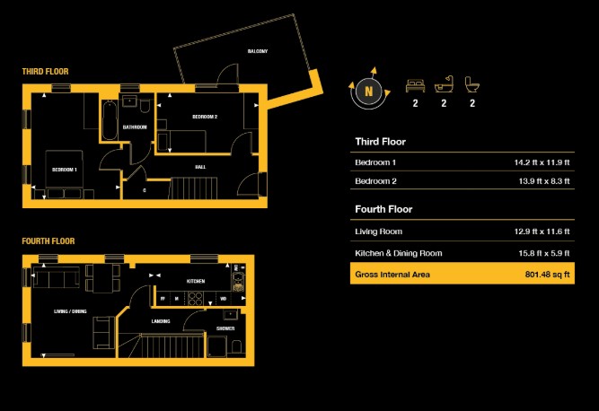 Flat 12 Eldon Court,, Eldon Park, South Norwood floorplan