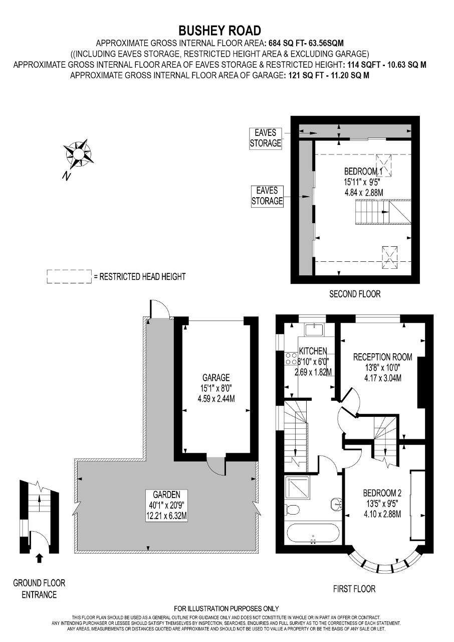 65, Bushey Road, Raynes Park floorplan