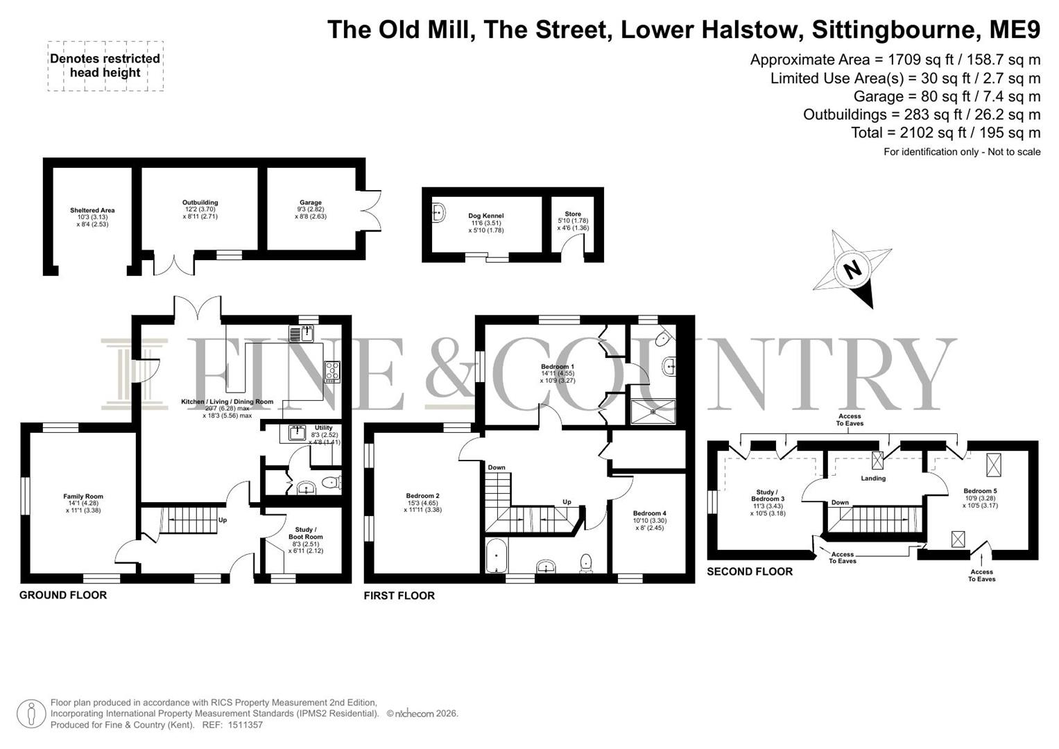 The Old Mill, The Street, Lower Halstow Sittingbourne floorplan