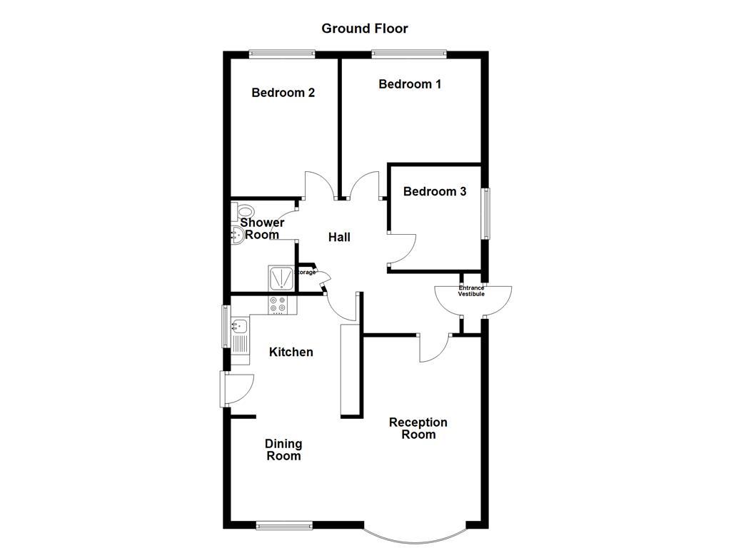 8, Milton Close, Rossendale floorplan