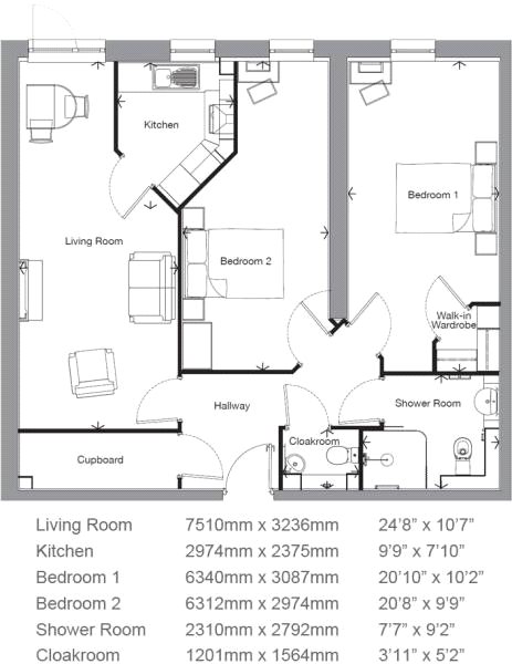 2 Bedrooms  for sale in The Clockhouse, 140 London Road, Guildford GU1