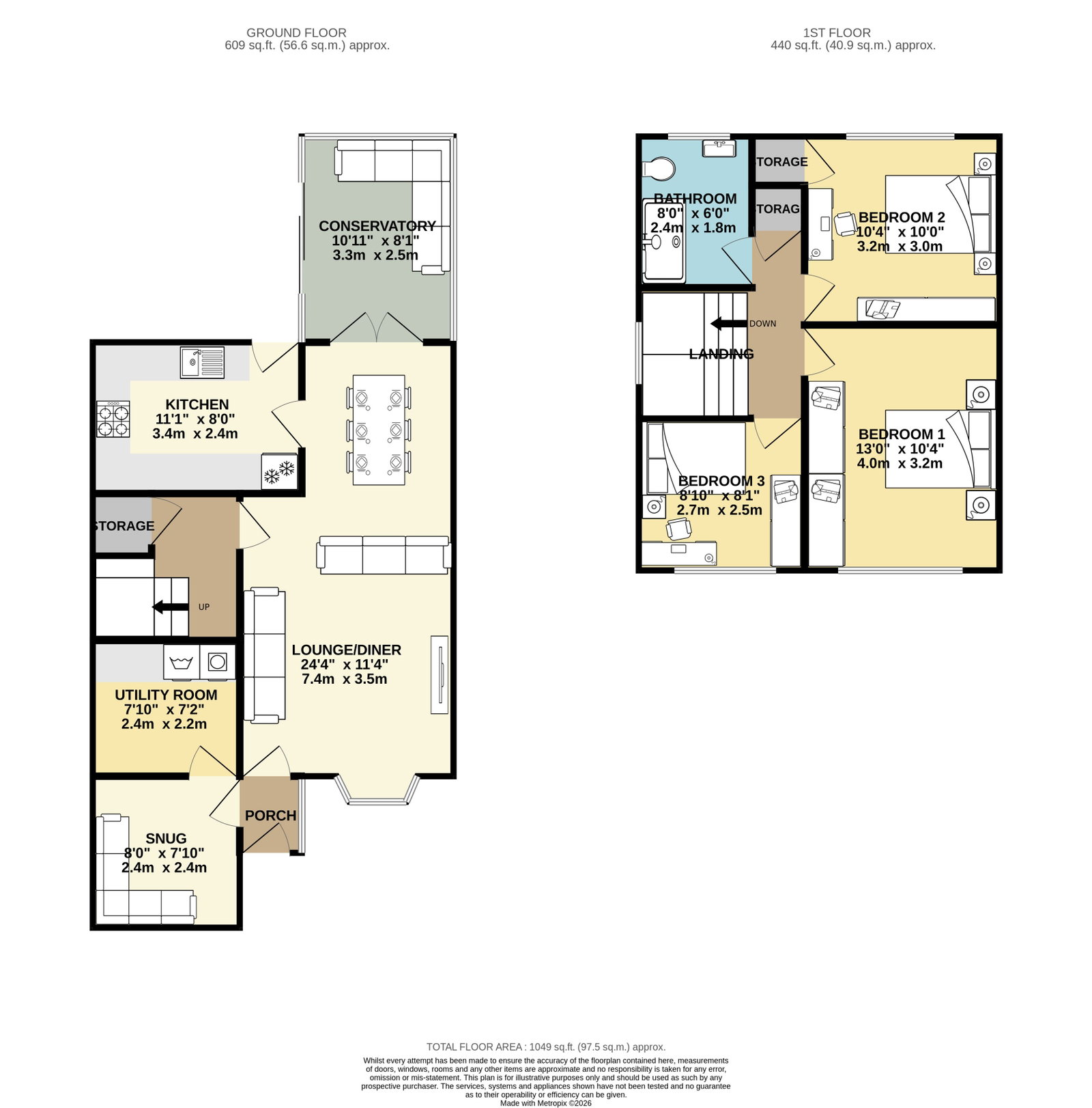 22, Barfold Close, Stockport floorplan