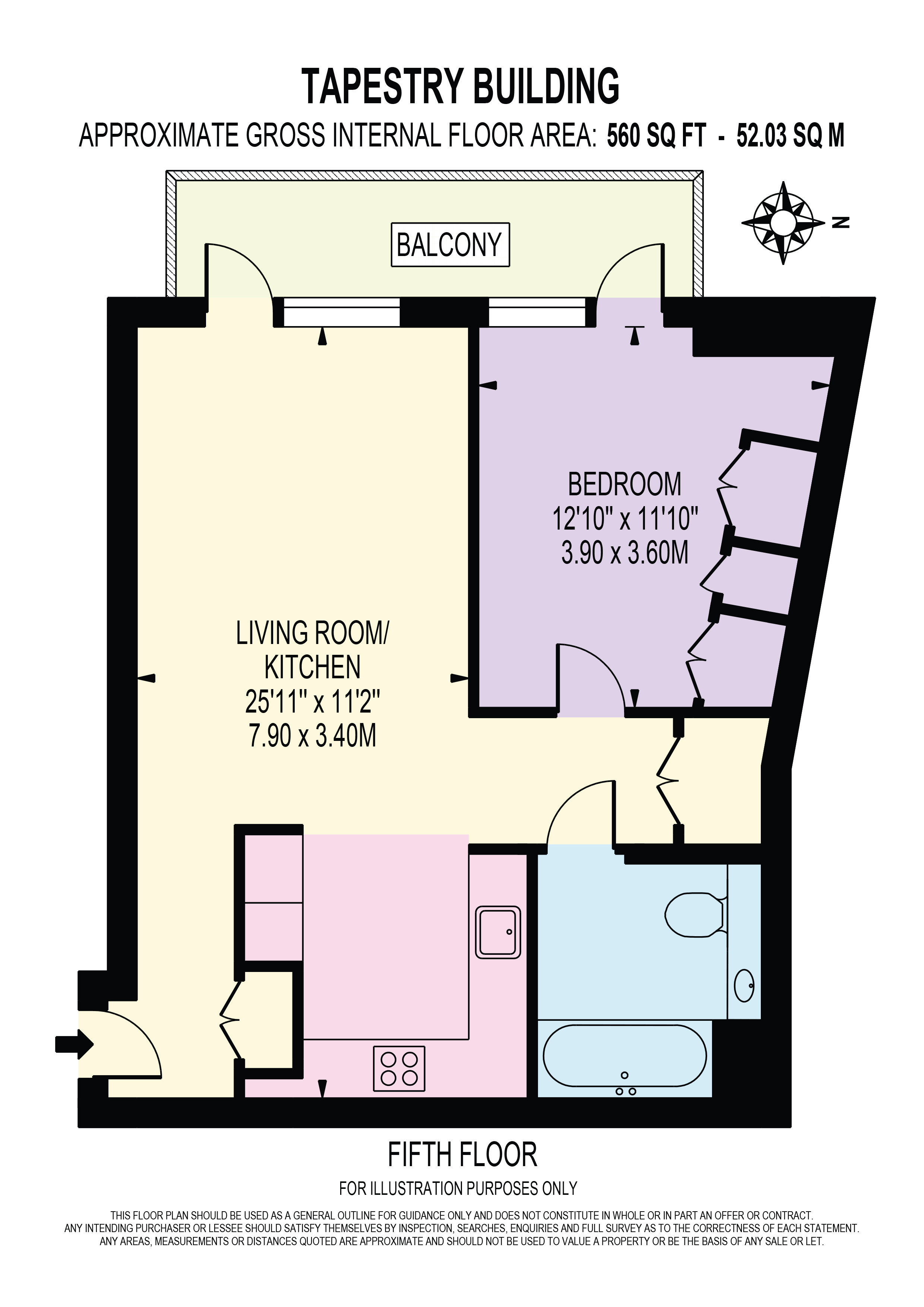 Tapestry, London floorplan