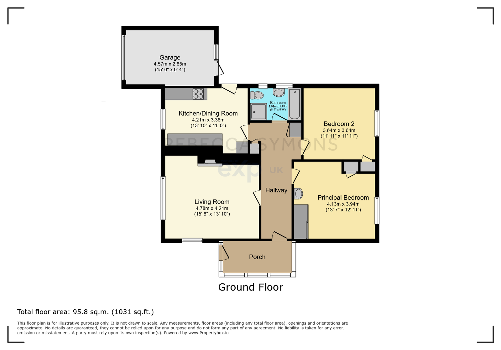 4, Whitegate Close, Minehead floorplan