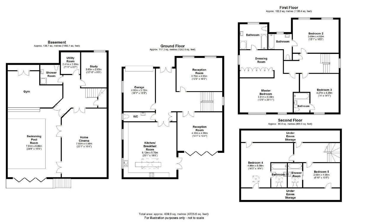 1, Spencer Close, Hertfordshire floorplan