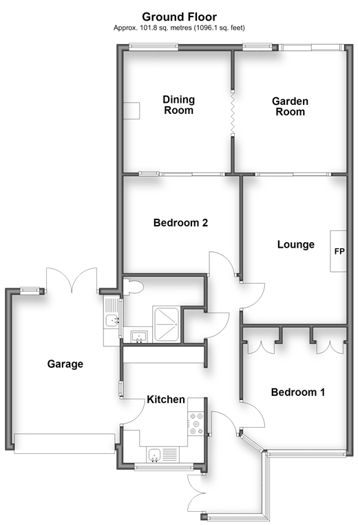 Cliff Gardens, Telscombe Cliffs floorplan