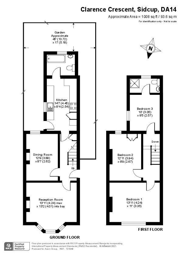 Clarence Crescent, Sidcup DA14, 3 bedroom detached house for sale ...