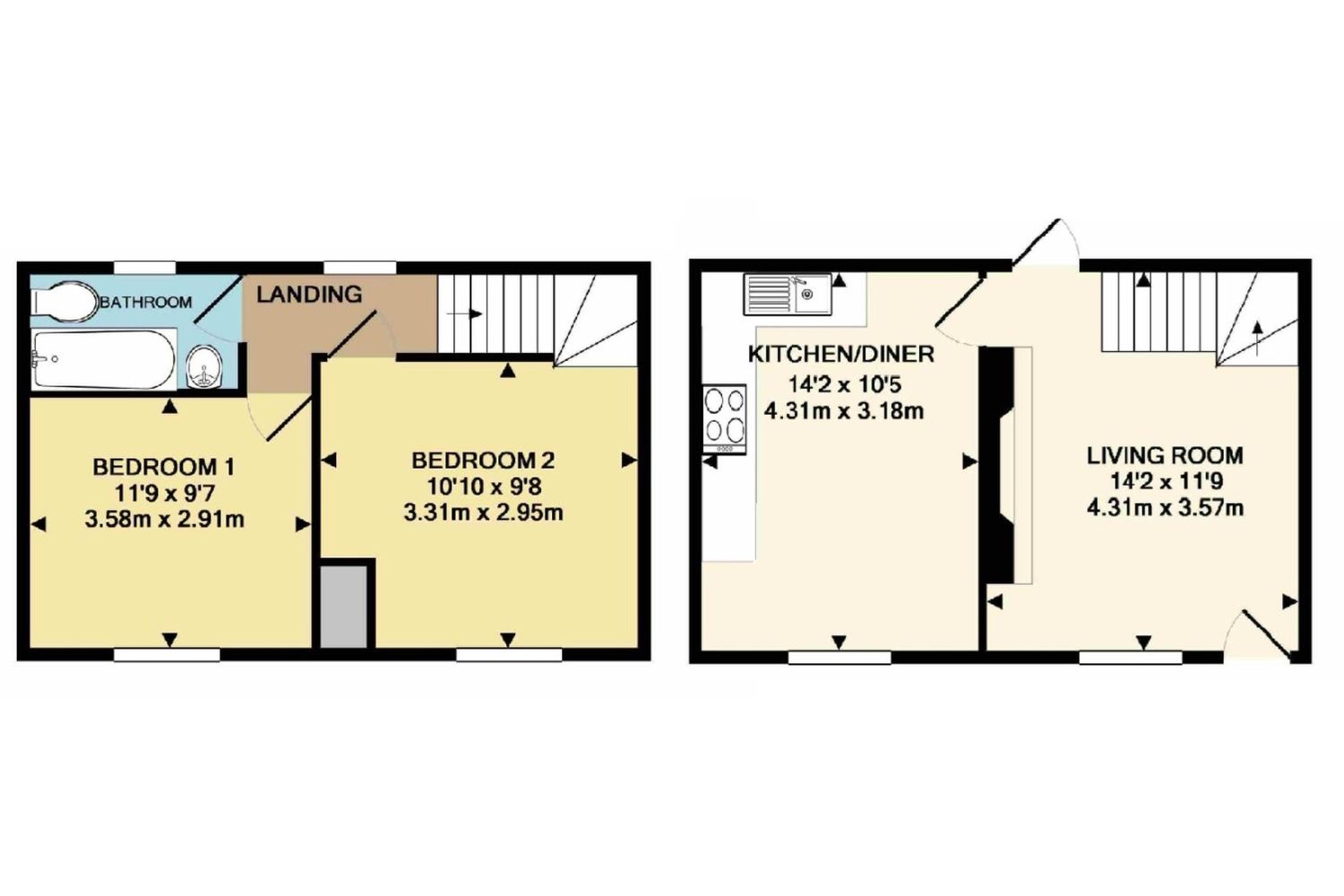 7, Priory Cottages, Stradbrook, Westbury floorplan