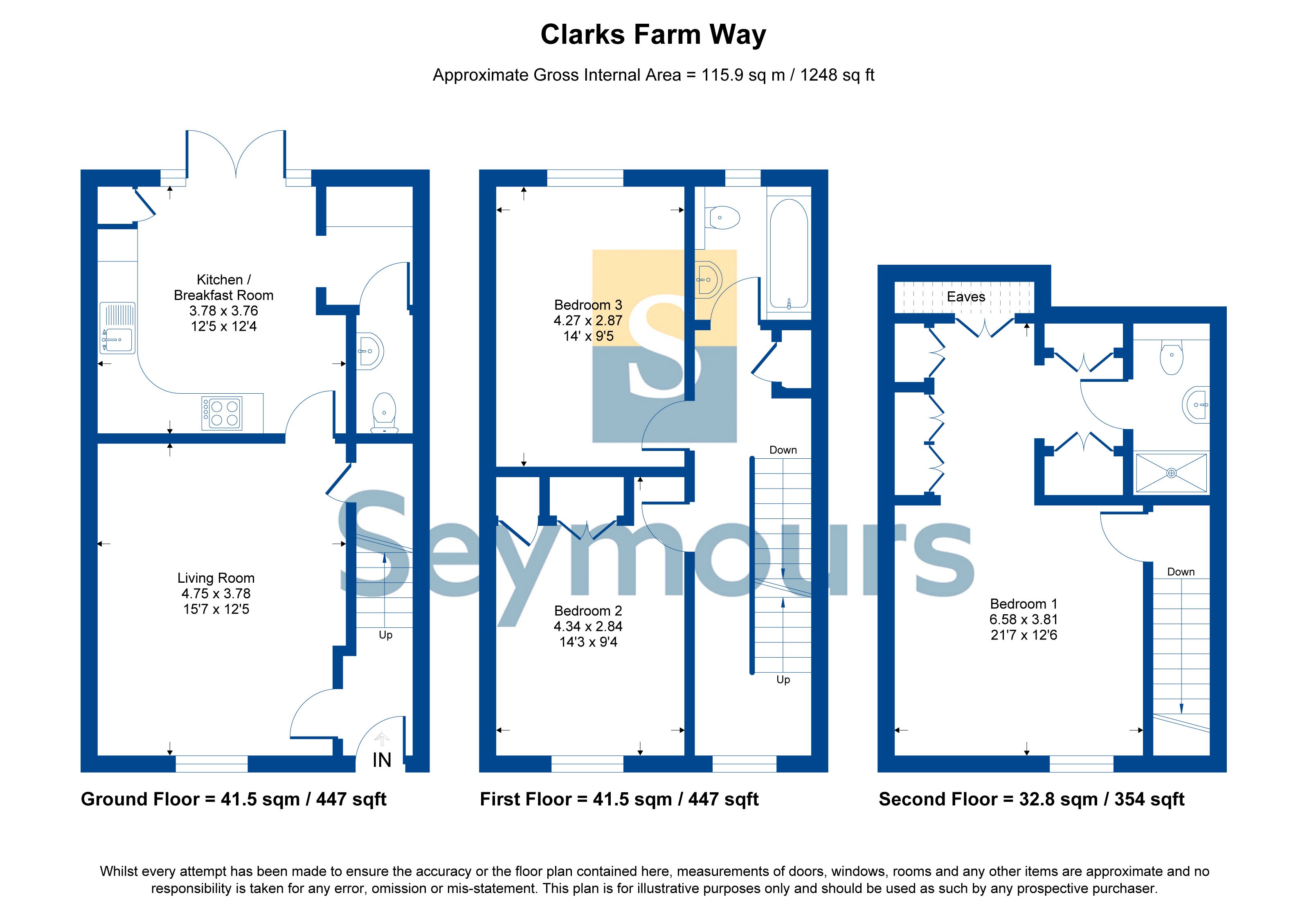 8, Clarks Farm Way, Camberley floorplan
