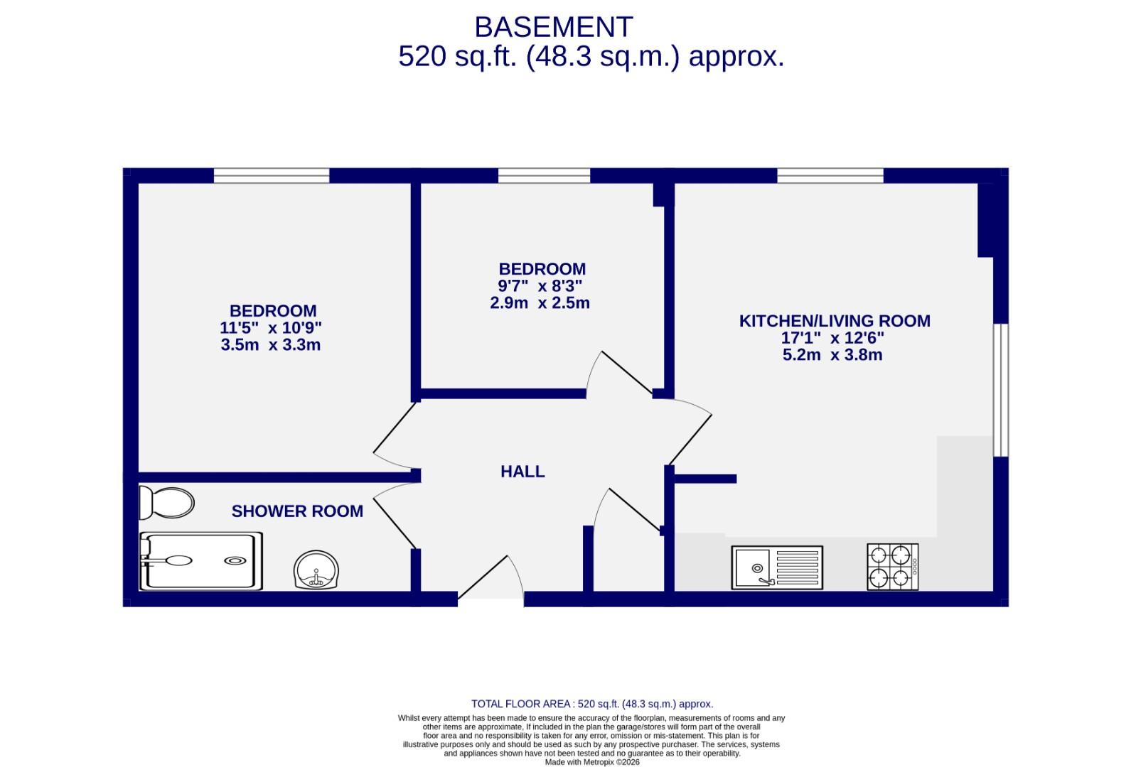Monkgate, York floorplan