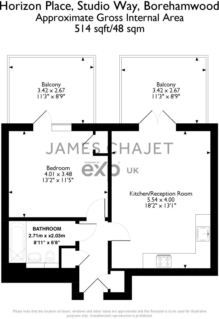 Horizon Place,123, Studio Way, Borehamwood floorplan