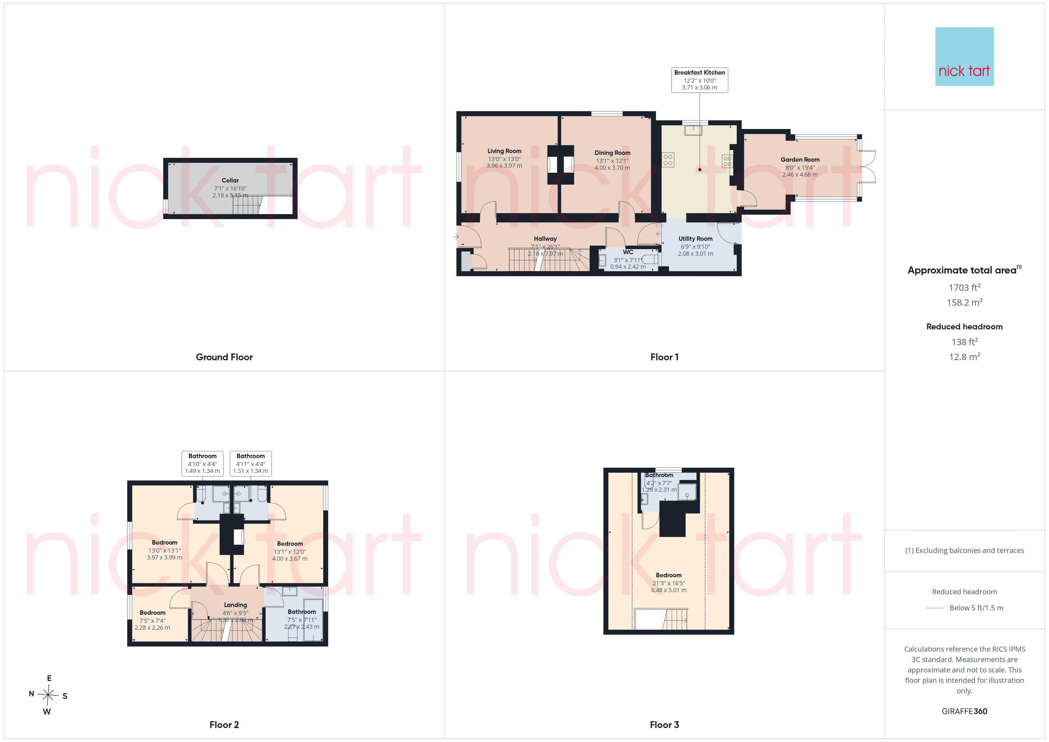 10, Greenfields, Shifnal floorplan