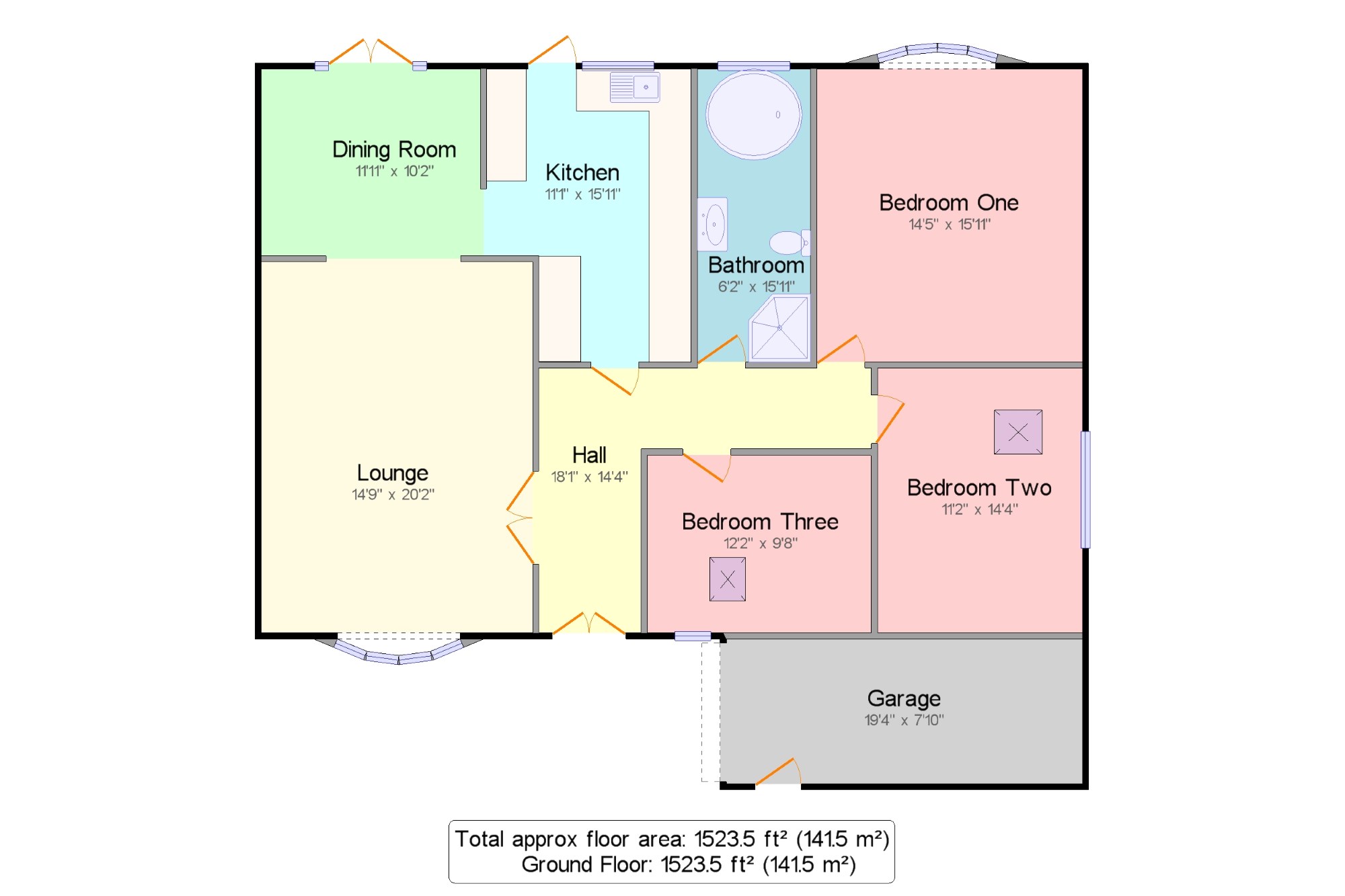 3 Bedrooms Bungalow for sale in Collier Row, Romford, Havering RM5