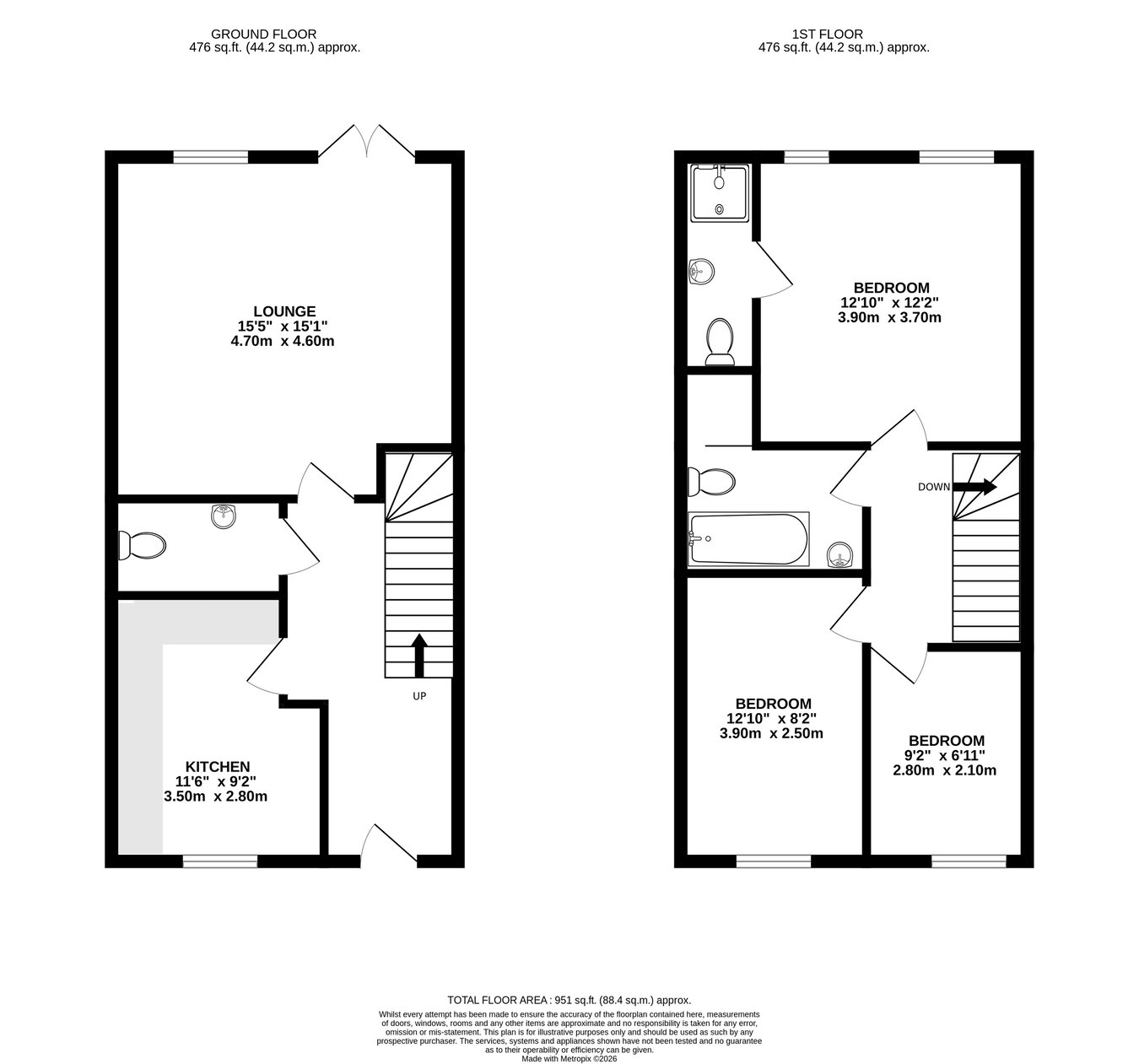 8, Bridge Court, Wrecclesham floorplan