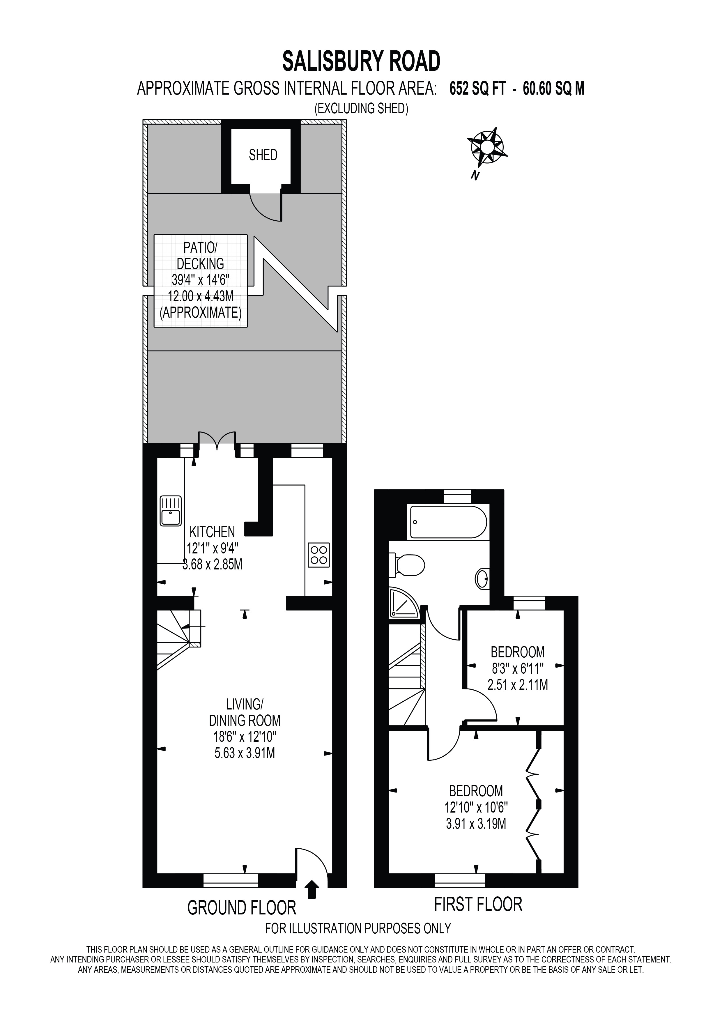 11, Salisbury Road, London floorplan