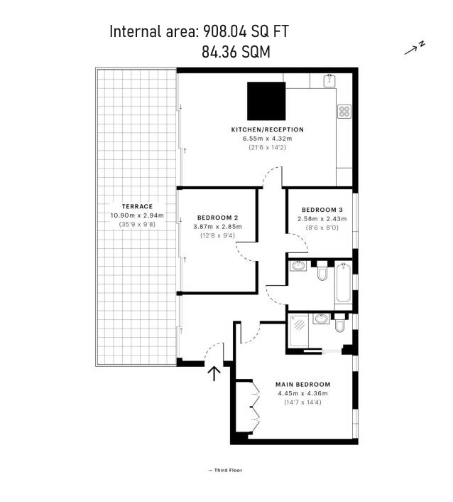 17, Dudley House, The Grove, London floorplan