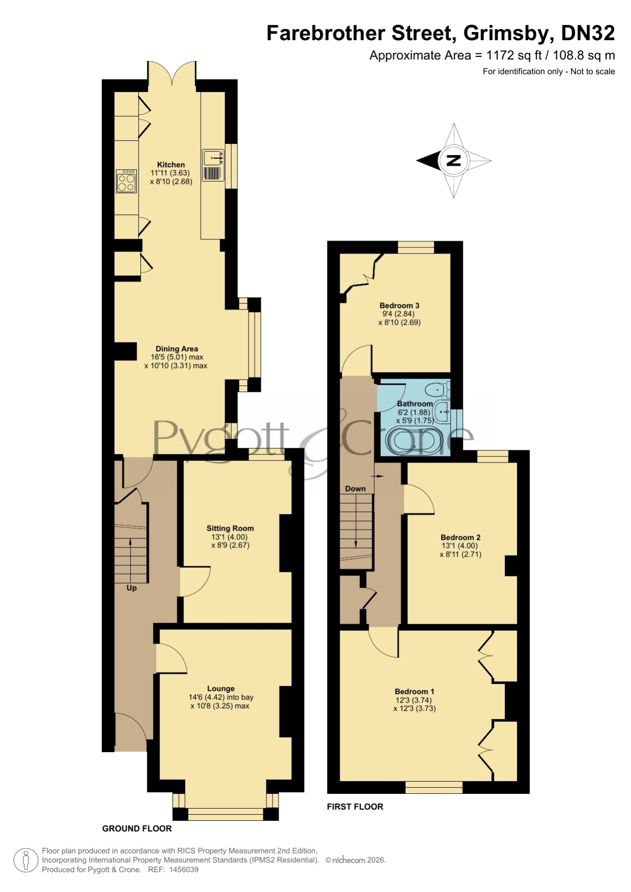 121, Farebrother Street, Grimsby floorplan