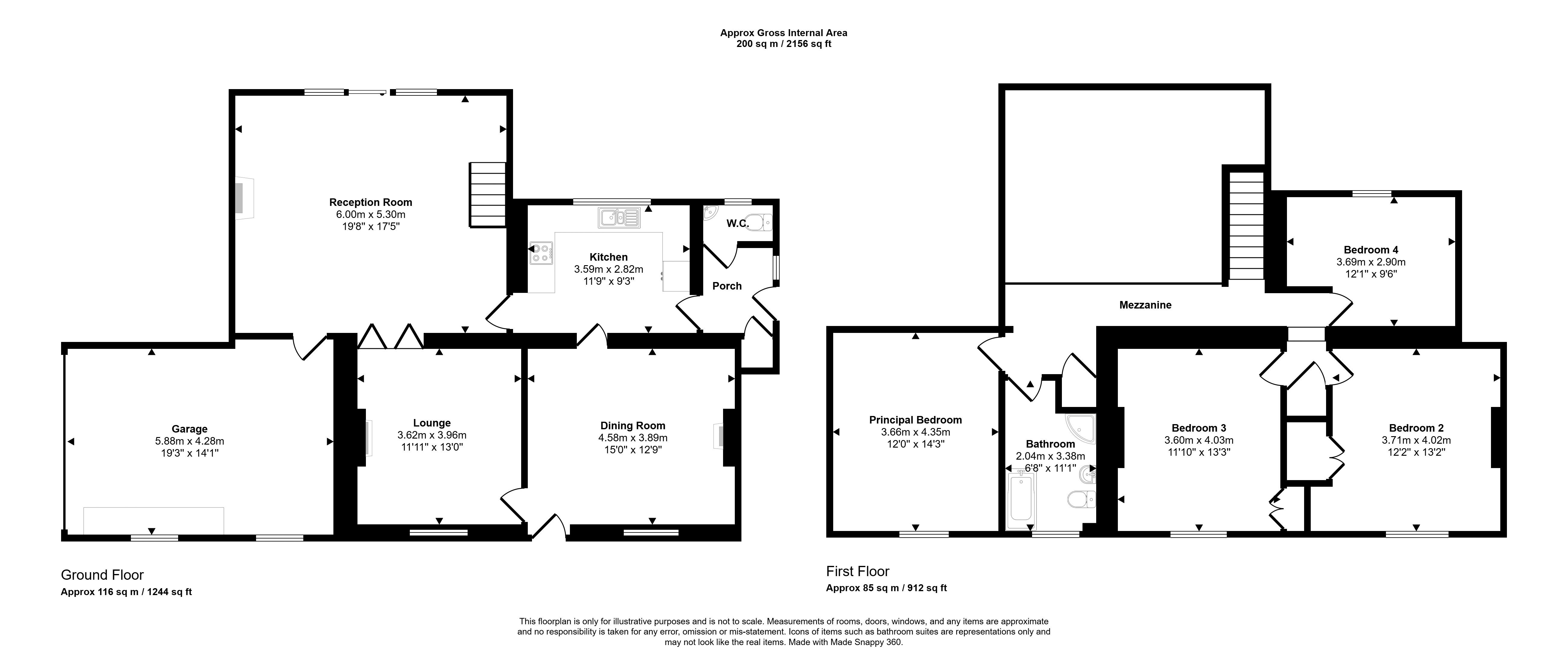 69, The Common, Broughton Gifford floorplan