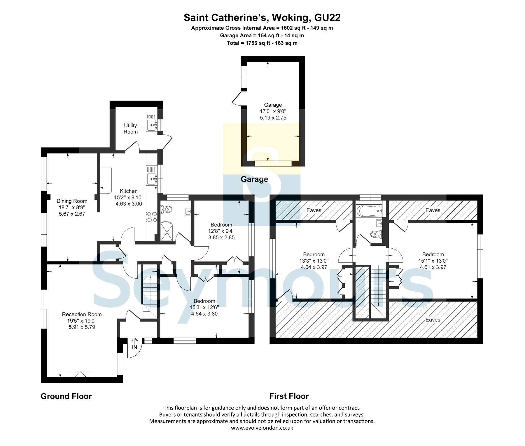 St. Catherines, Surrey floorplan