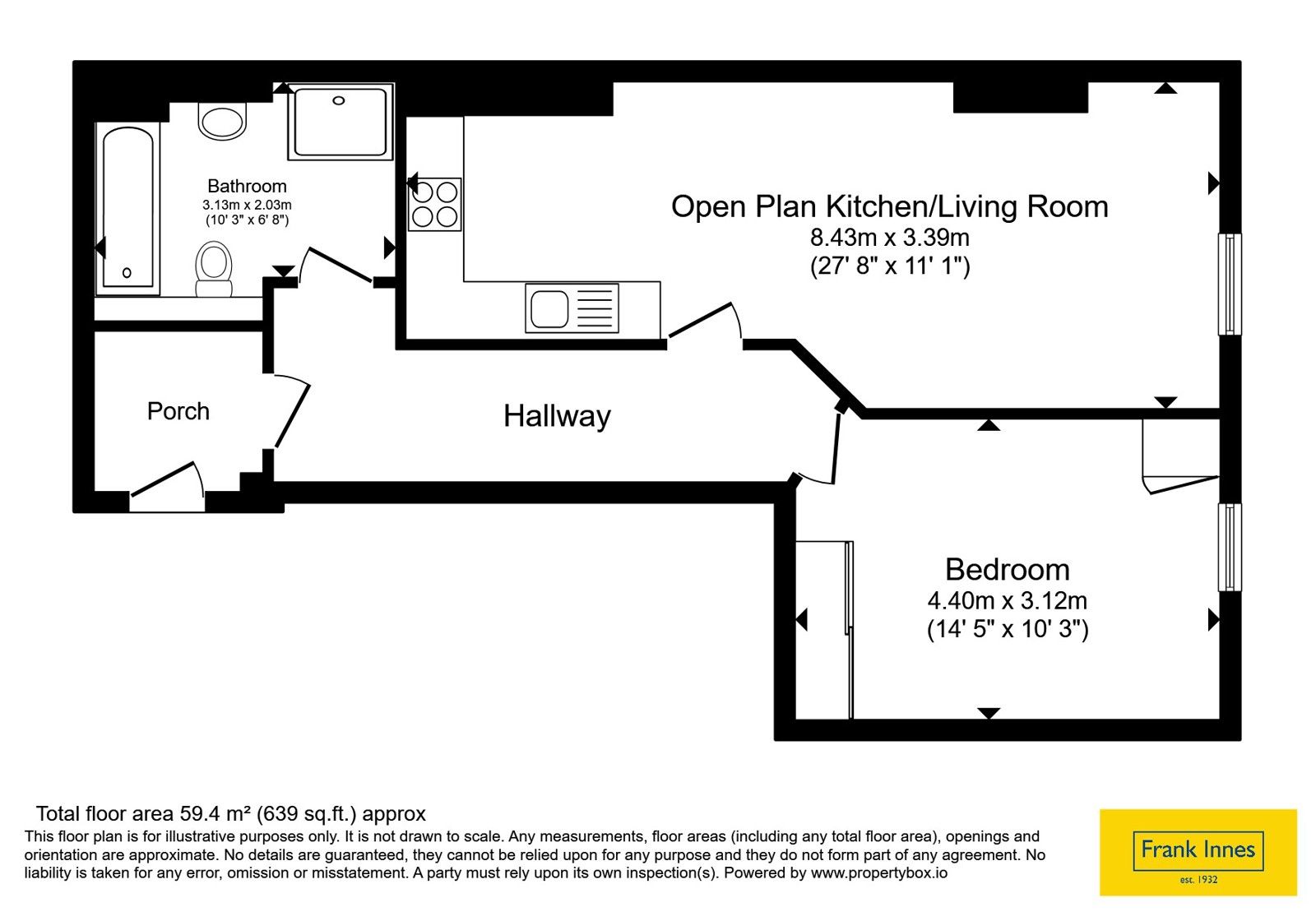 Princess House, Leicester floorplan