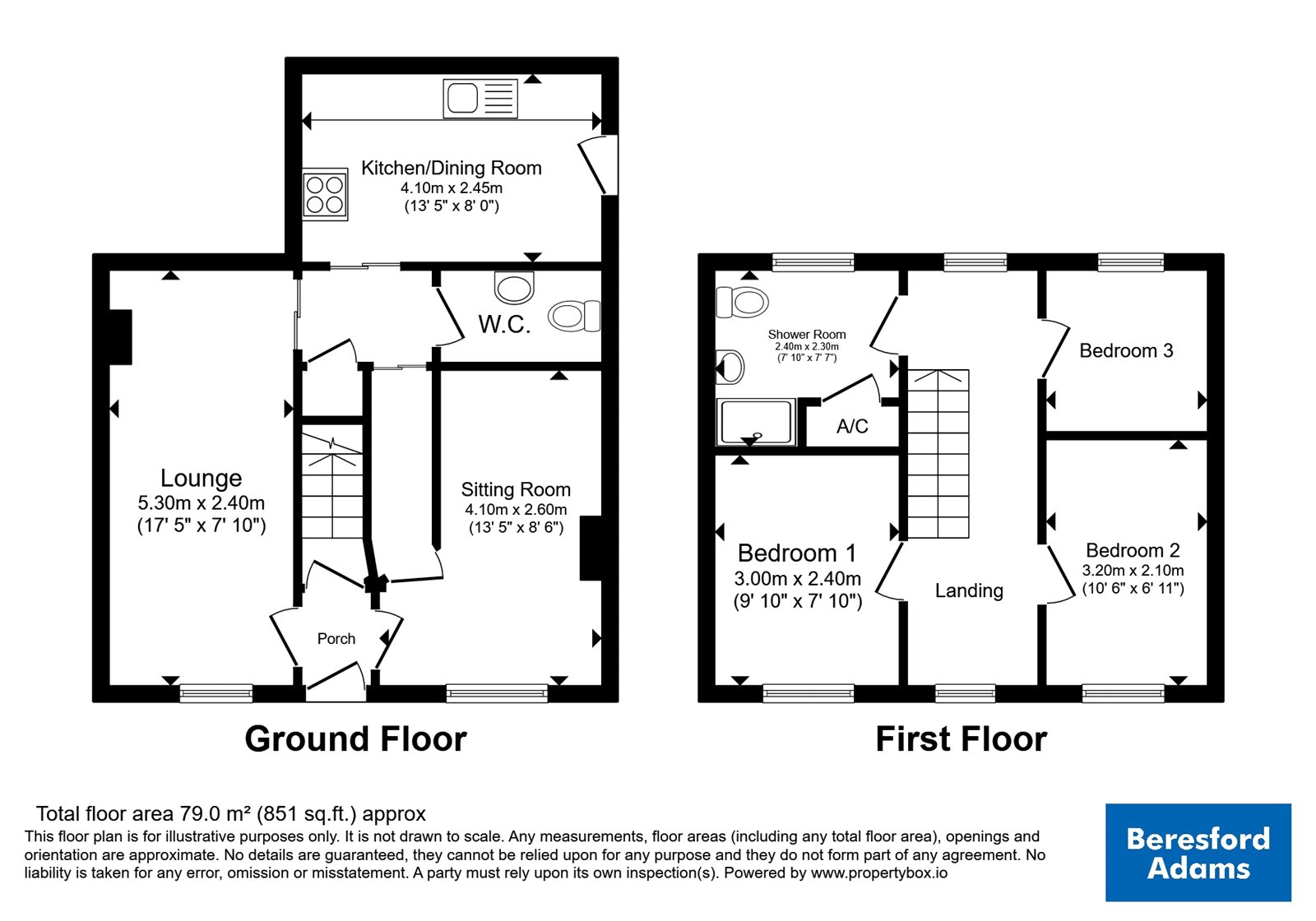 Fron Ednyfed, 23, Ednyfed Hill, Isle of Anglesey floorplan