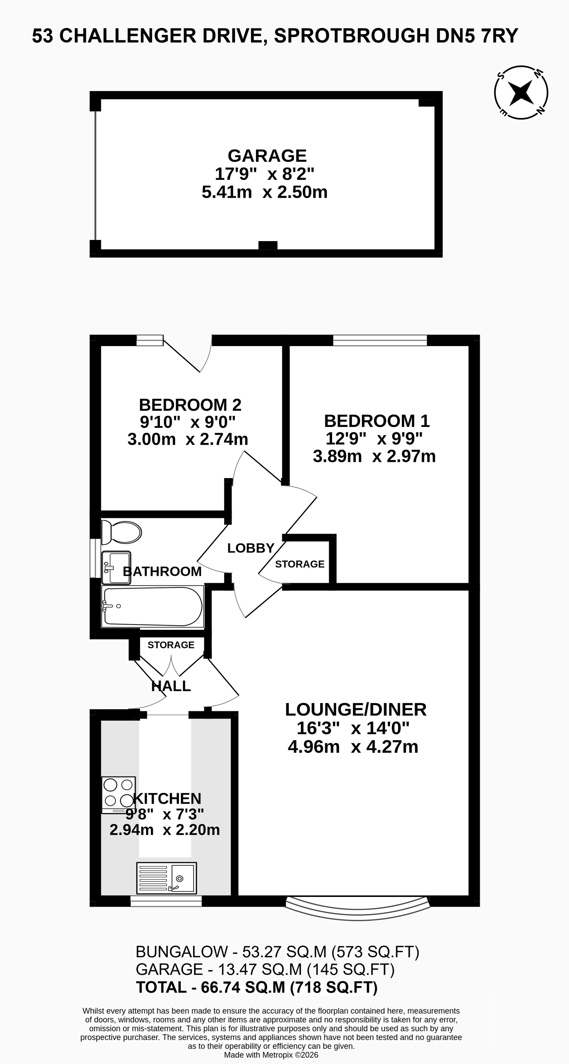 53, Challenger Drive, Doncaster floorplan