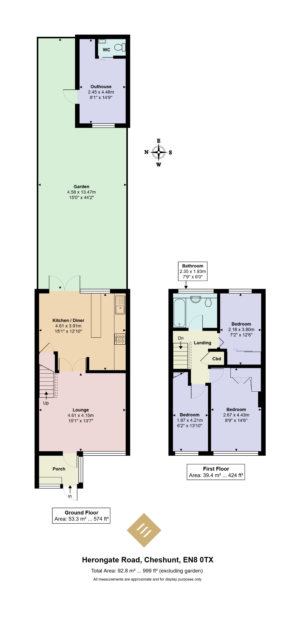 Cheshunt, Hertfordshire floorplan
