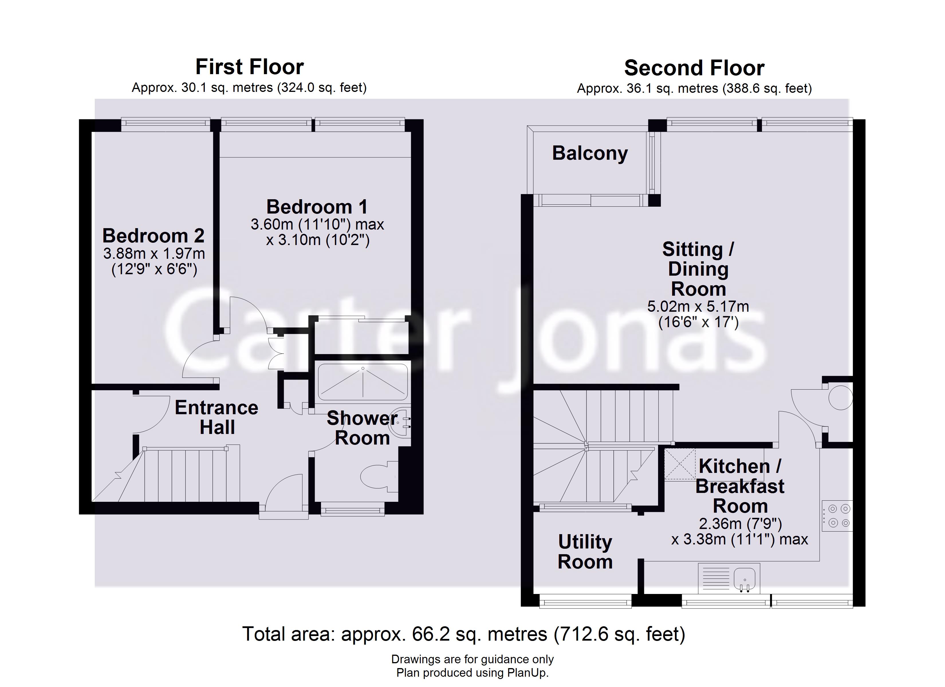 Highsett, Hills Road, Cambridge CB2, 2 bedroom flat for sale 62426474