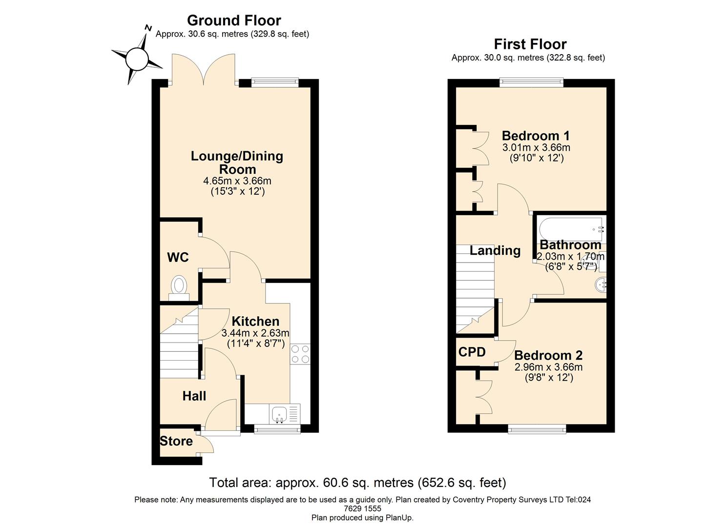 7, Harger Mews, Kenilworth floorplan