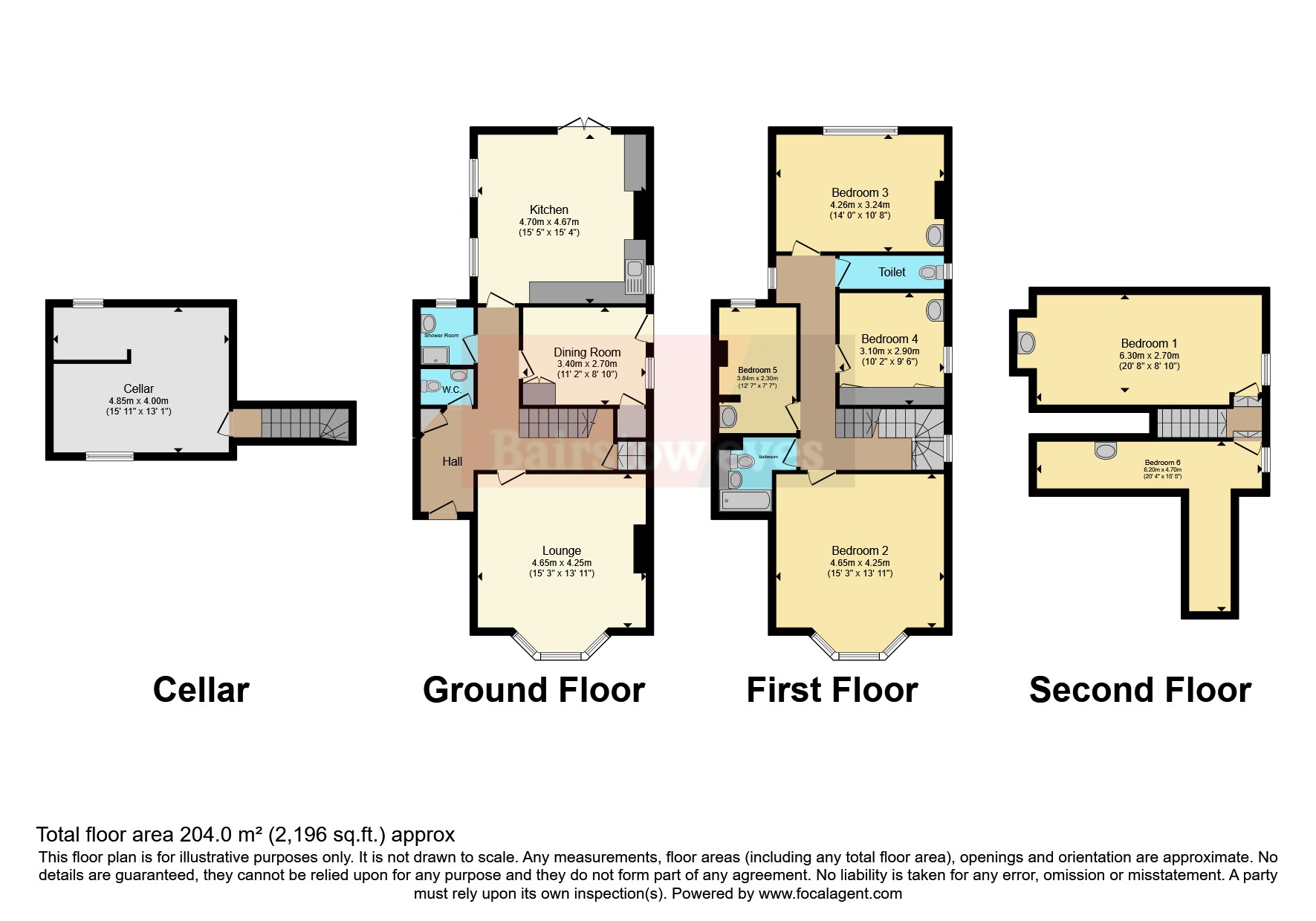 96, Holland Road, Kent floorplan