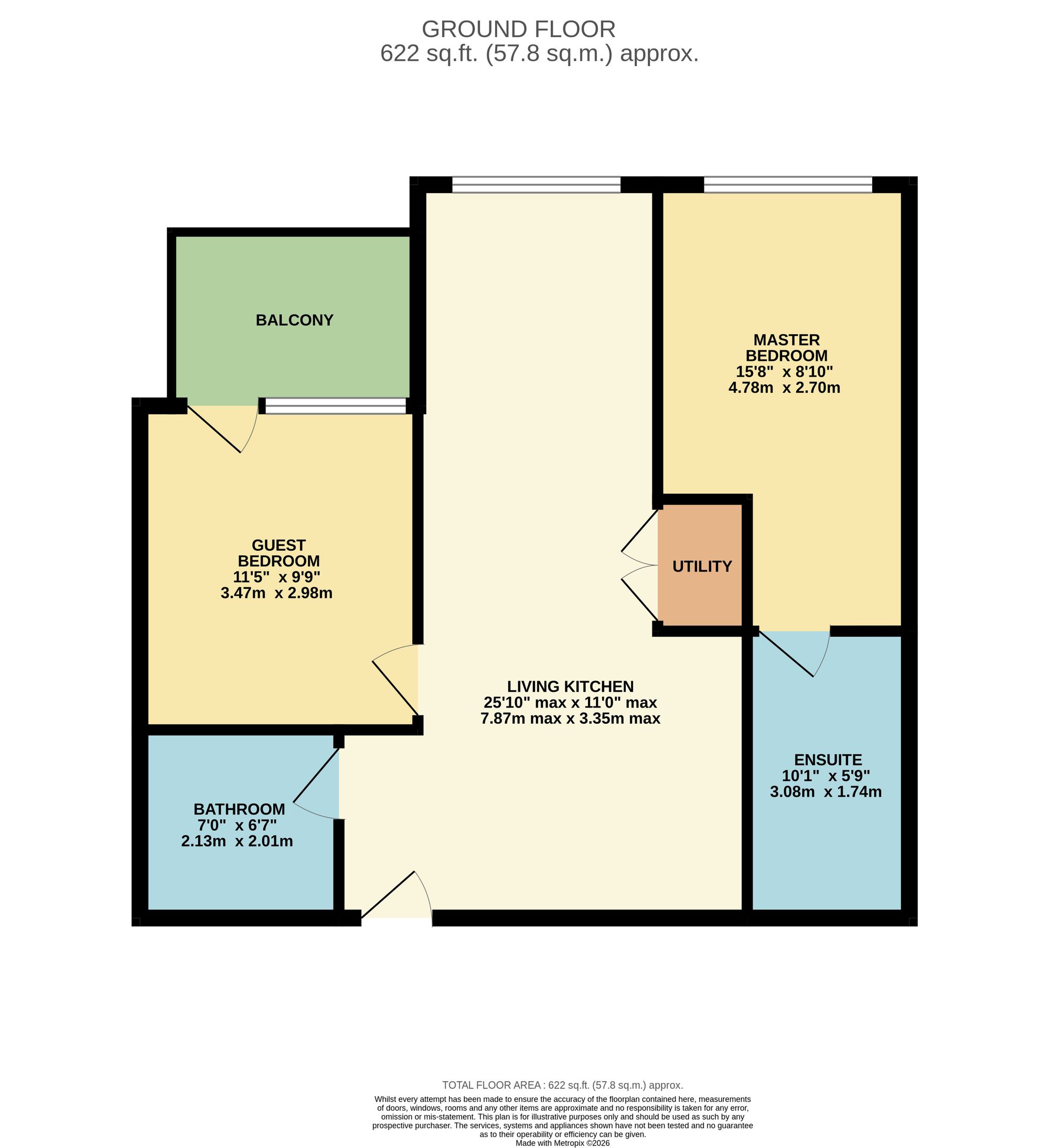 808 Trafford Gardens, Manchester floorplan