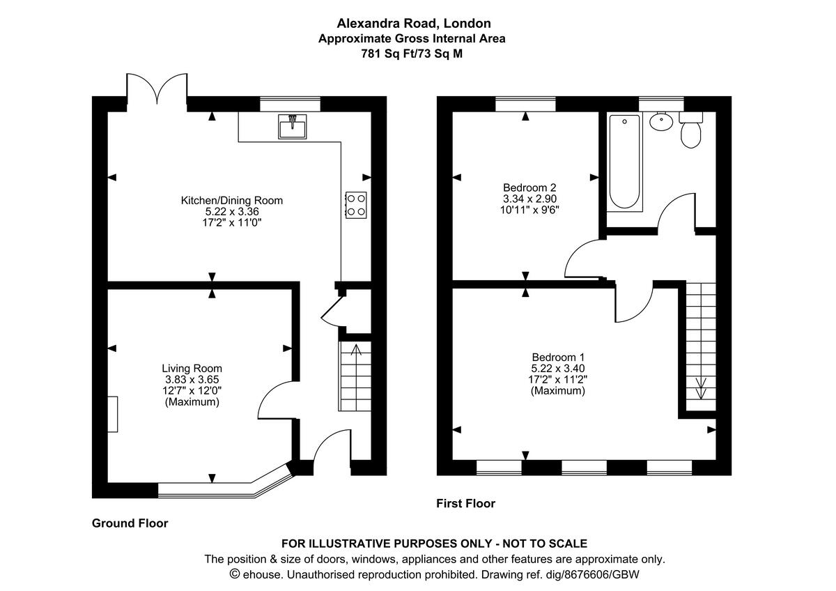 4, Alexandra Road, London floorplan