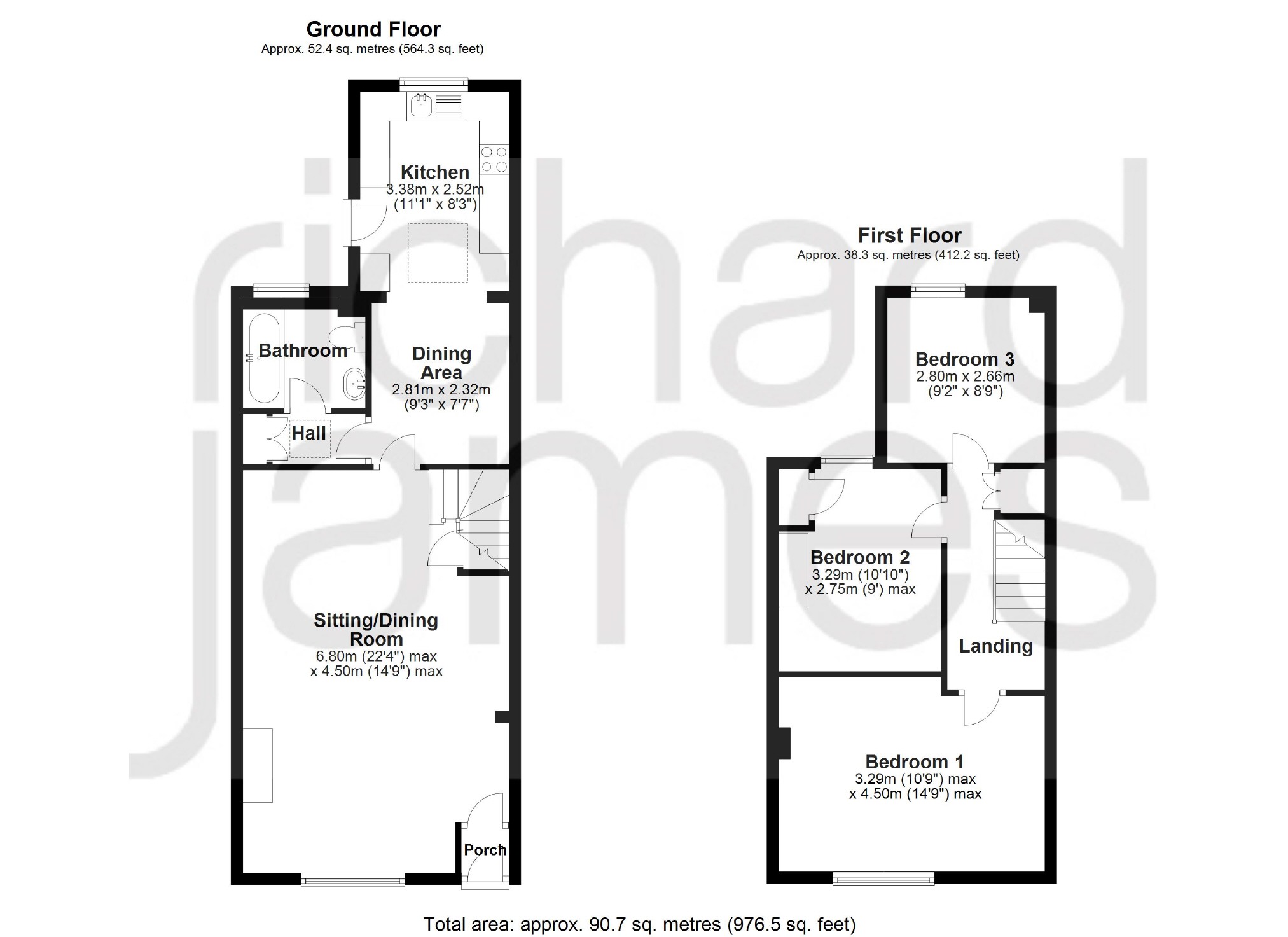 3 Bedrooms Terraced house for sale in Deacon Street, Swindon Town Centre, Wiltshire SN1
